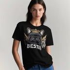 French Bulldog T-shirt Black Bestia Dog Gear