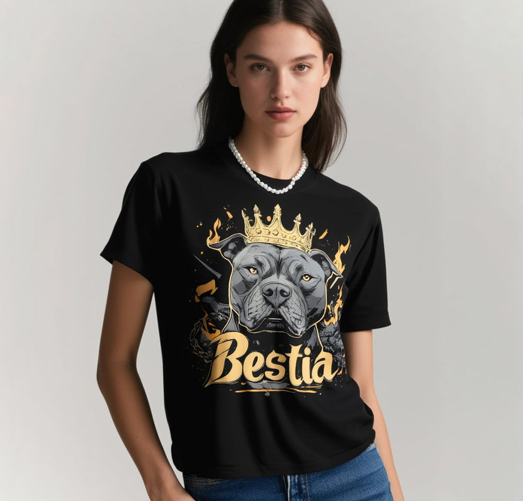 Bully T-shirt Black Bestia Dog Gear
