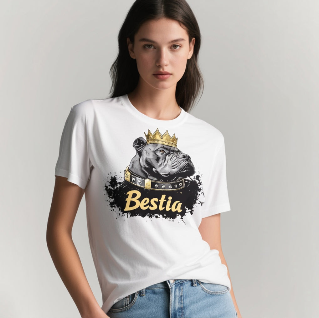 Cane Corso T-shirt White V1 Bestia Dog Gear