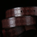 New Men's Faux Leather Belt Pi-Mart