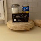 Rustic Handmade Wooden Stand Tray - Display Base, Candle And Soap Holder