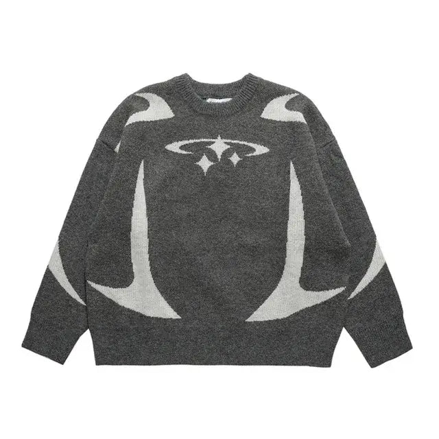 Men's Oversized Pullover Sweater Pi-Mart