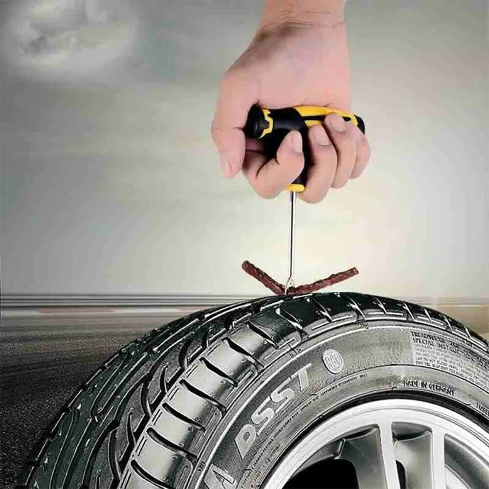 68pc Tire Repair Kit DIY Flat Tire Repair Car Truck Motorcycle Home Plug Patch Pi-Mart