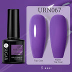 URSUGAR 7.5ml Solid Color Gel Polsih Classic Matte Glossy DIY Nail Art Trendy Reflective Glitter Nail Gel UV LED Soak Off Lootquake LLC