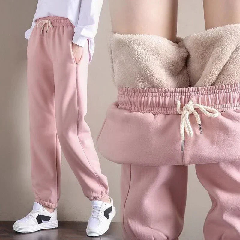 Cozy Luxe Harem Sweatpants with Drawstring THRIXINE