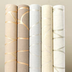 Background Wallpaper Room Decoration 53cm Wall Stickers Thickened Bedroom Curve Stripes Moisture-proof Non-woven European Modern Lootquake LLC