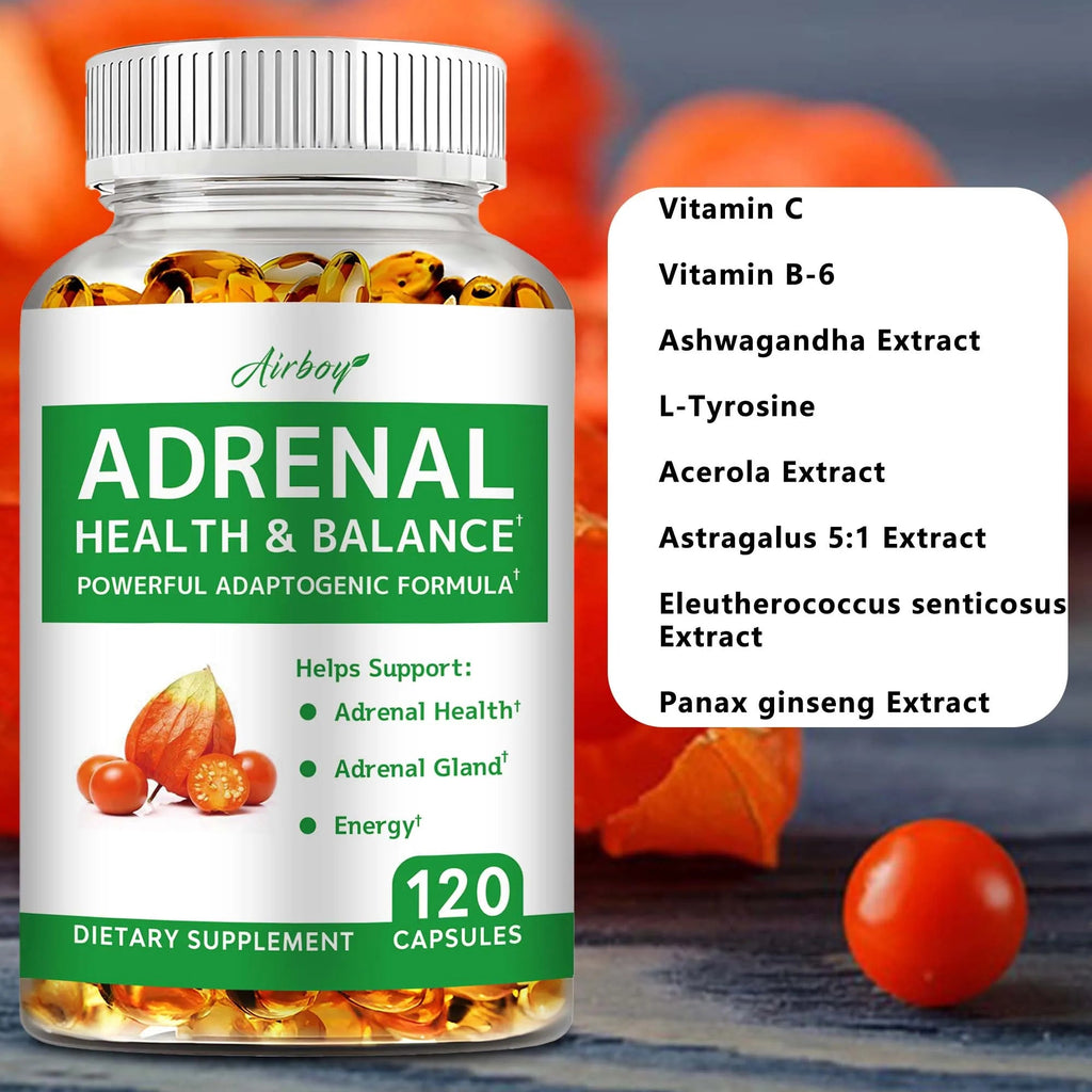 Adrenal Support - Releases Adrenal Fatigue, Cortisol Manager, Relaxes Stress and Anxiety, and Boosts Mood - 120 Capsules Lootquake LLC