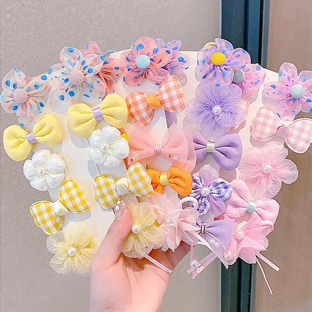 40pcs Flower Hair Ties with Bows Bow Hair Tie Kids Mini Hair Bows for Baby Girls Bow Hair Clips Tiny Small Flower Hair Clips Flower Clips Hair Bow Hair Clip Bow Clip Hair Bows Clips Hair Accessories Lootquake LLC