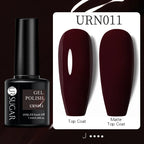URSUGAR 7.5ml Solid Color Gel Polsih Classic Matte Glossy DIY Nail Art Trendy Reflective Glitter Nail Gel UV LED Soak Off Lootquake LLC