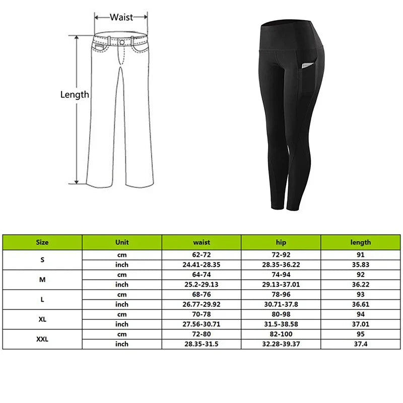 High Waist Elastic Workout Leggings Tummy Control THRIXINE
