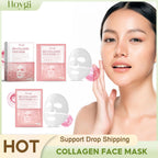 Bio-Collagen Real Deep Mask Hydrolyzed Collagen Soluble Rejuvenation Pore Shrinking  Brightening Refresh Moisturizing Sheet Mask Lootquake LLC
