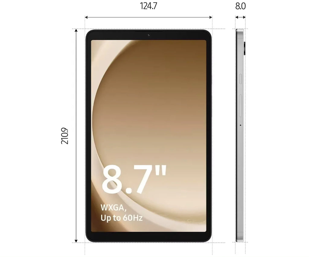 Samsung Galaxy Tab A9 WIFI Tablet 4GB 64GB MediaTek Octa Core Processor 8.7” WXGA+ TFT Display 5100mAh Battery Capacity SM-X110 Lootquake LLC