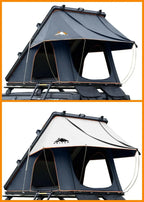 Adventurer Plus Rooftop Tent Hardshell with Side Awning, Air Conditioner Outlet with Bracket, Replaceable Rain Flies