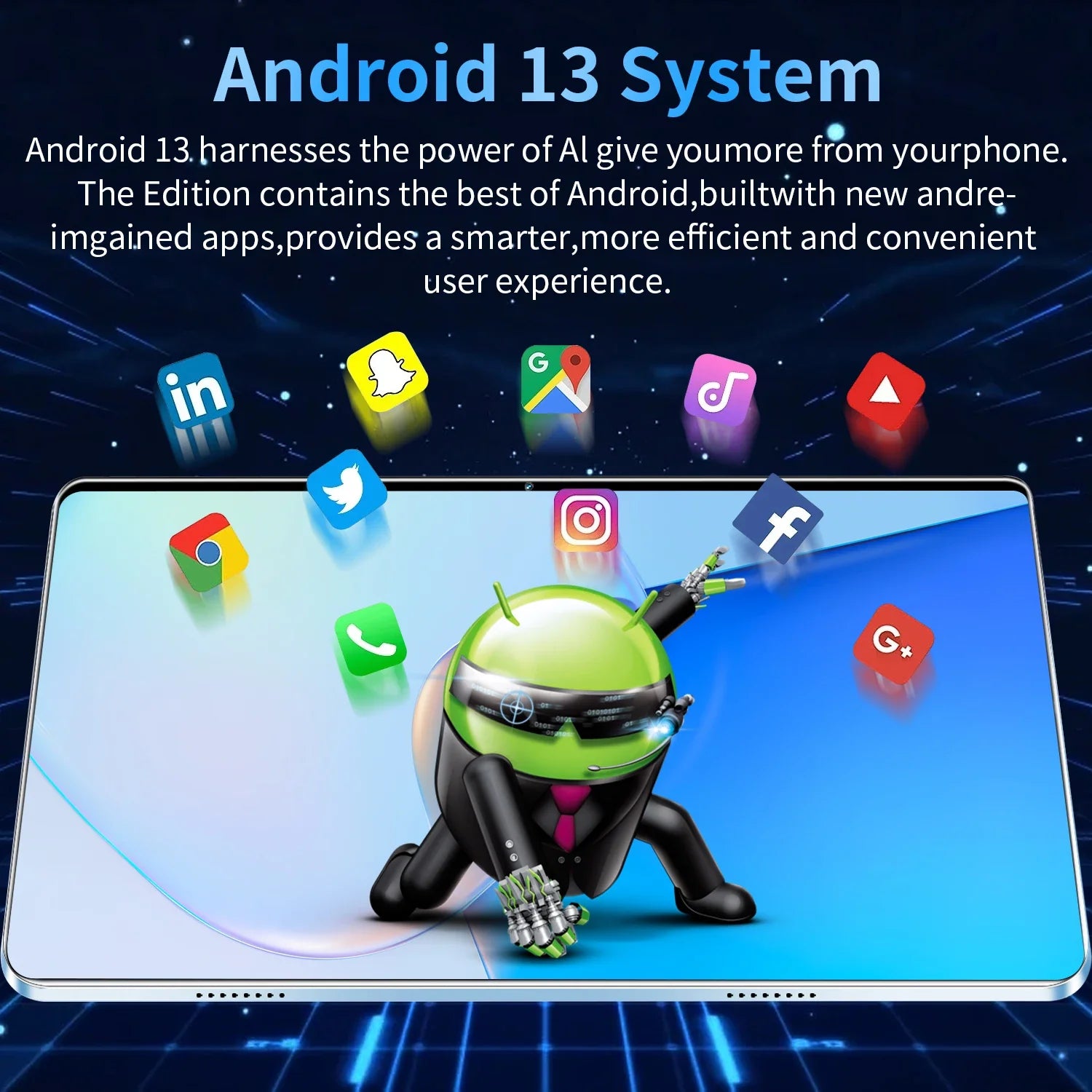 2025 Global Version 10.36 Inch Android 13.0 Tablet Android 16GB Ram 1TB Rom 16MP 32MP 12000mAh Network Bluetooth 5G WIFI Tablets Lootquake LLC