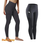High Waist Elastic Workout Leggings Tummy Control THRIXINE