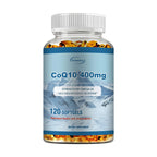 CoQ10 400mg - Supports Energy Production, Heart, Cardiovascular Health, Promotes Blood Circulation, Antioxidant - 120 Capsules Lootquake LLC