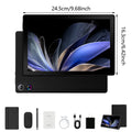 A10L 10 Inch Android Tablet 12GB RAM 64GB ROM IPS HD Touch Screen with Keyboard Case Mouse Stylus 8 in 1 Tablet Kit Lootquake LLC