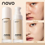 Hyaluronate Liquid Foundation,Long-Lasting Concealer Bb Cream,Vitamin E Nourishing,Water-Resistan,Buildabl,Improves Uneven Skin Lootquake LLC