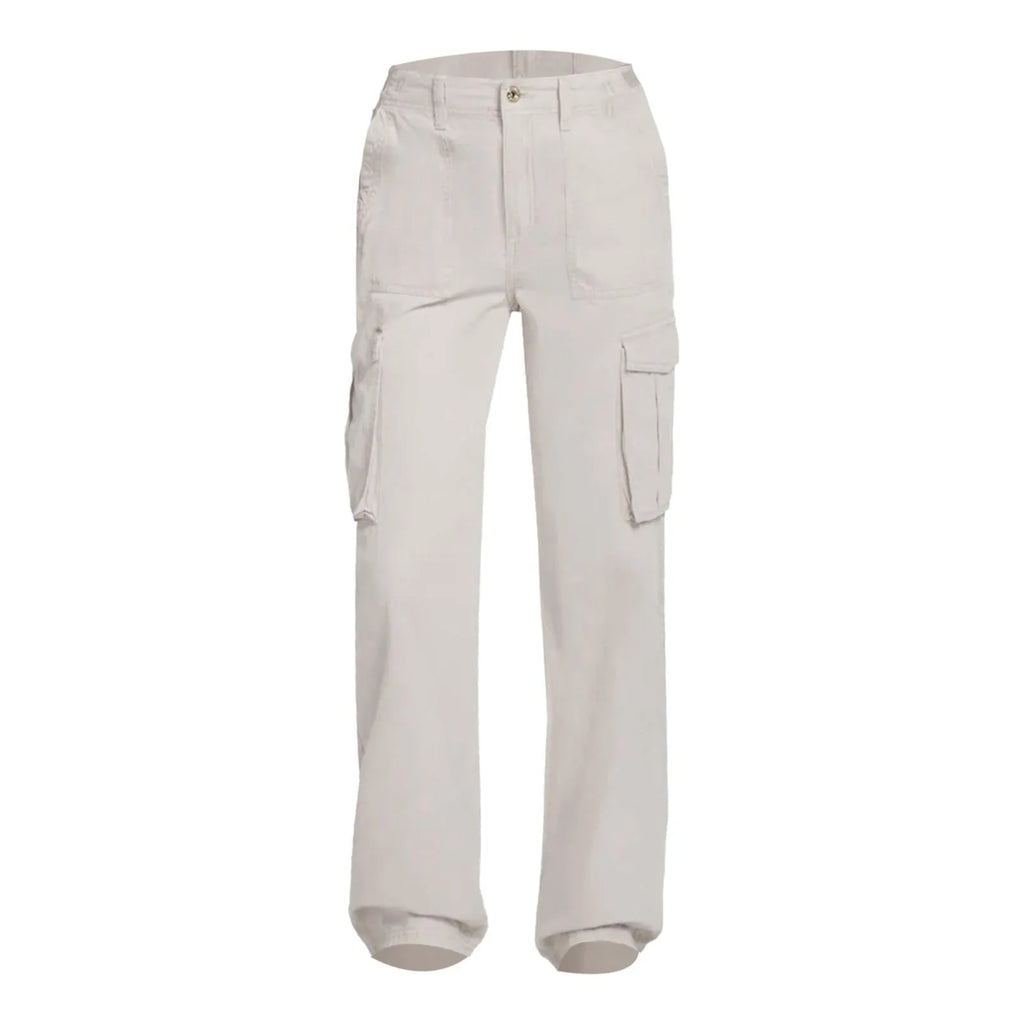 Adjustable Cargo Pants Women Straight Fit Baggy Wide Leg High Waist Pants Pockets Retro Street Style Casual Trousers - SJB-DIAMOND ELITES