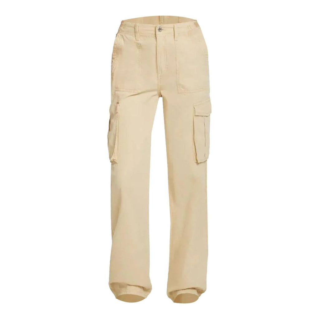Adjustable Cargo Pants Women Straight Fit Baggy Wide Leg High Waist Pants Pockets Retro Street Style Casual Trousers - SJB-DIAMOND ELITES