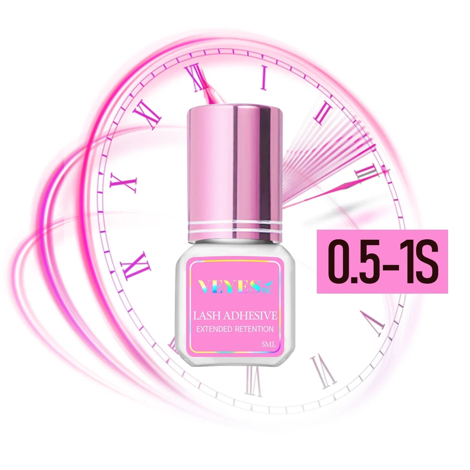 Veyes Inc 5ml Eyelash Extensions Glue Veyelash 1-2 Second Fast Drying Lash Adhesive 7 Weeks Retention Volume Glue Makeup Tools Lootquake LLC
