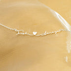  Personalized Two Name Necklace with Heart, Custom Couple Name Necklaces, Silver Letter Necklace for Women, Gifts For Couples, Lootquake LLC
