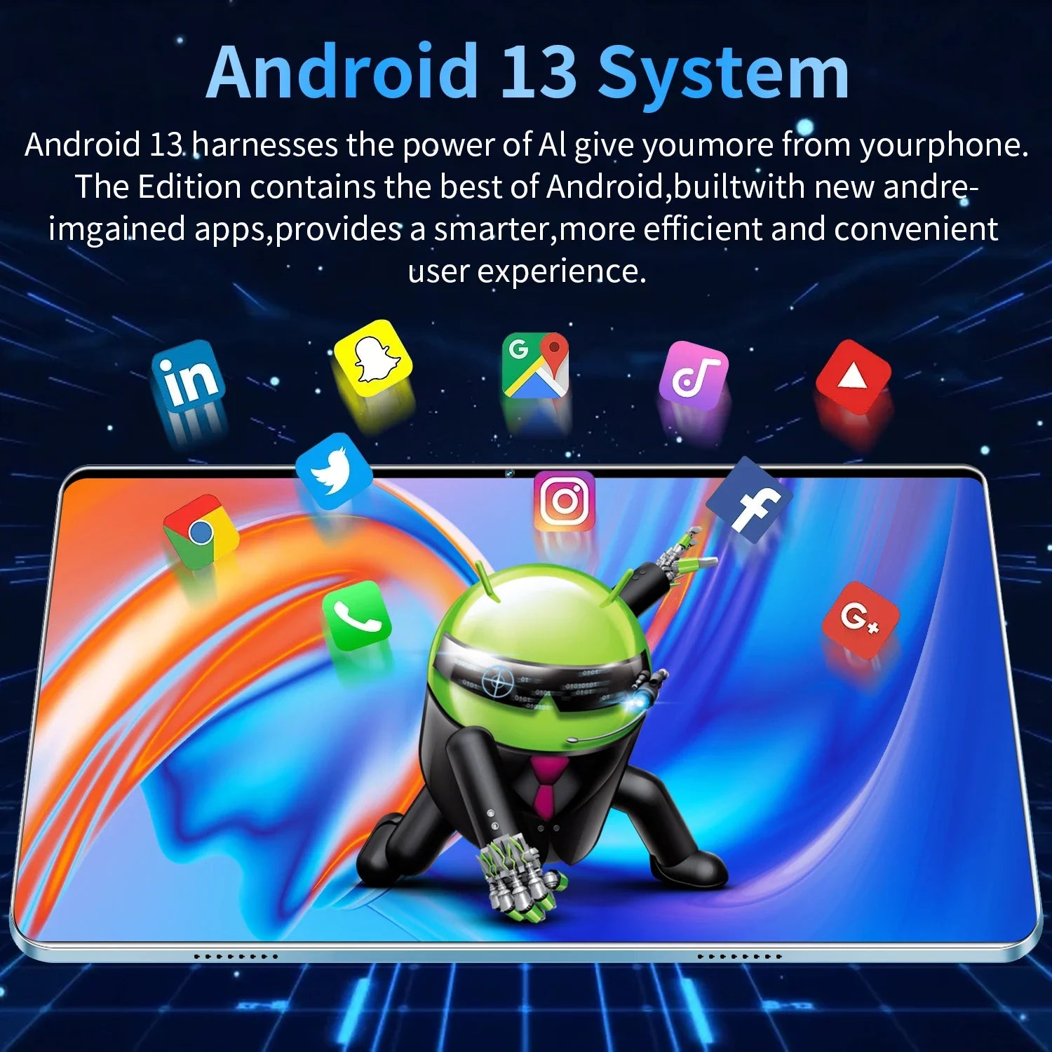 2025 New 10.36Inch Original Tablet 16GB Ram 1TB Rom Android13.0 Dual SIM 10 Core 12000mAh Bluetooth WIFI 5G Network Tablet PC Lootquake LLC