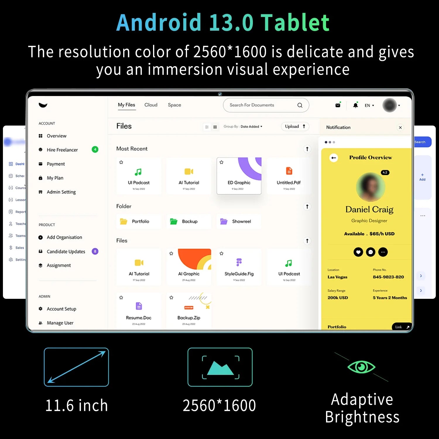 2025 New 5G Global Version Tablet 16GB RAM 1TB ROM 10.36 Inch tablet Android 13.0 Pad 10 CoreTablet PC Dual Wifi Dual SIM Card Lootquake LLC