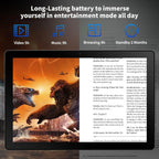 A10L 10 Inch Android Tablet 12GB RAM 64GB ROM IPS HD Touch Screen with Keyboard Case Mouse Stylus 8 in 1 Tablet Kit Lootquake LLC