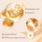 Hyaluronate Liquid Foundation,Long-Lasting Concealer Bb Cream,Vitamin E Nourishing,Water-Resistan,Buildabl,Improves Uneven Skin Lootquake LLC