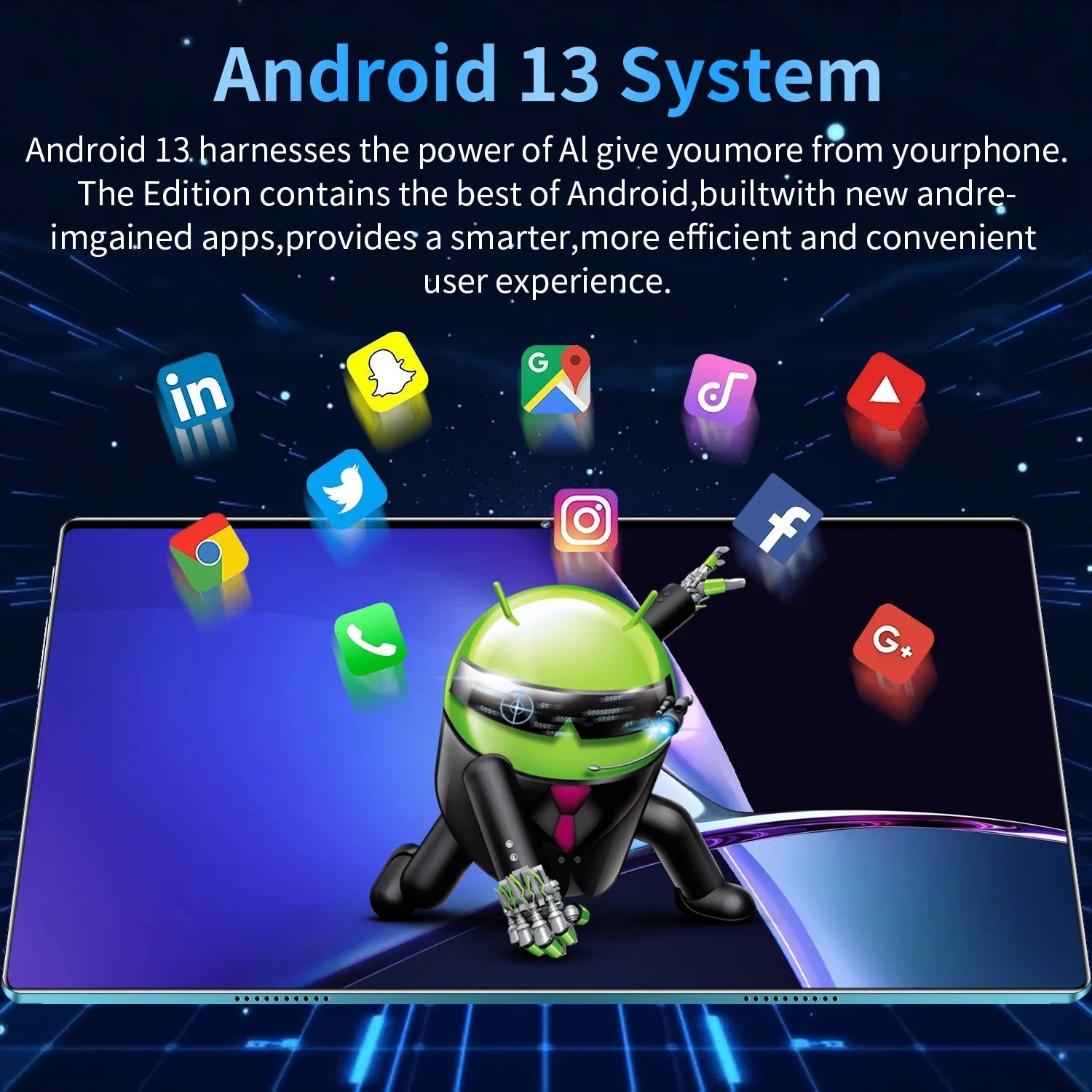 2025 Global Version 10.36 Inch Android 13.0 Tablet Android 16GB Ram 1TB Rom 16MP 32MP 12000mAh Network Bluetooth 5G WIFI Tablets Lootquake LLC
