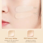 Hyaluronate Liquid Foundation,Long-Lasting Concealer Bb Cream,Vitamin E Nourishing,Water-Resistan,Buildabl,Improves Uneven Skin Lootquake LLC