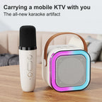 Professional Singing Bluetooth $peaker ColumnSpeaker High-end Ktv Karaoke Microphone Bluetooth Audio Wireless Mic Lootquake LLC