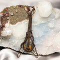 Agate "Guitar" Wire Wrap Crystal Pendant #5 - SJB-DIAMOND ELITES