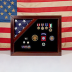 Capitol Flag and Accolades Display Case The Military Gift Store
