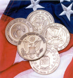Air Force Service Medallion, Air Force Brass Medallion The Military Gift Store