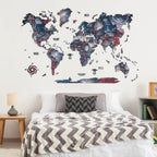 3D Wooden World Map Alcor Enjoy The Wood