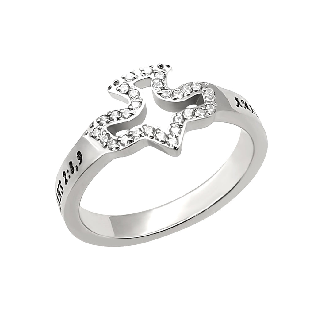 CZ Dove Ring KingdomWear
