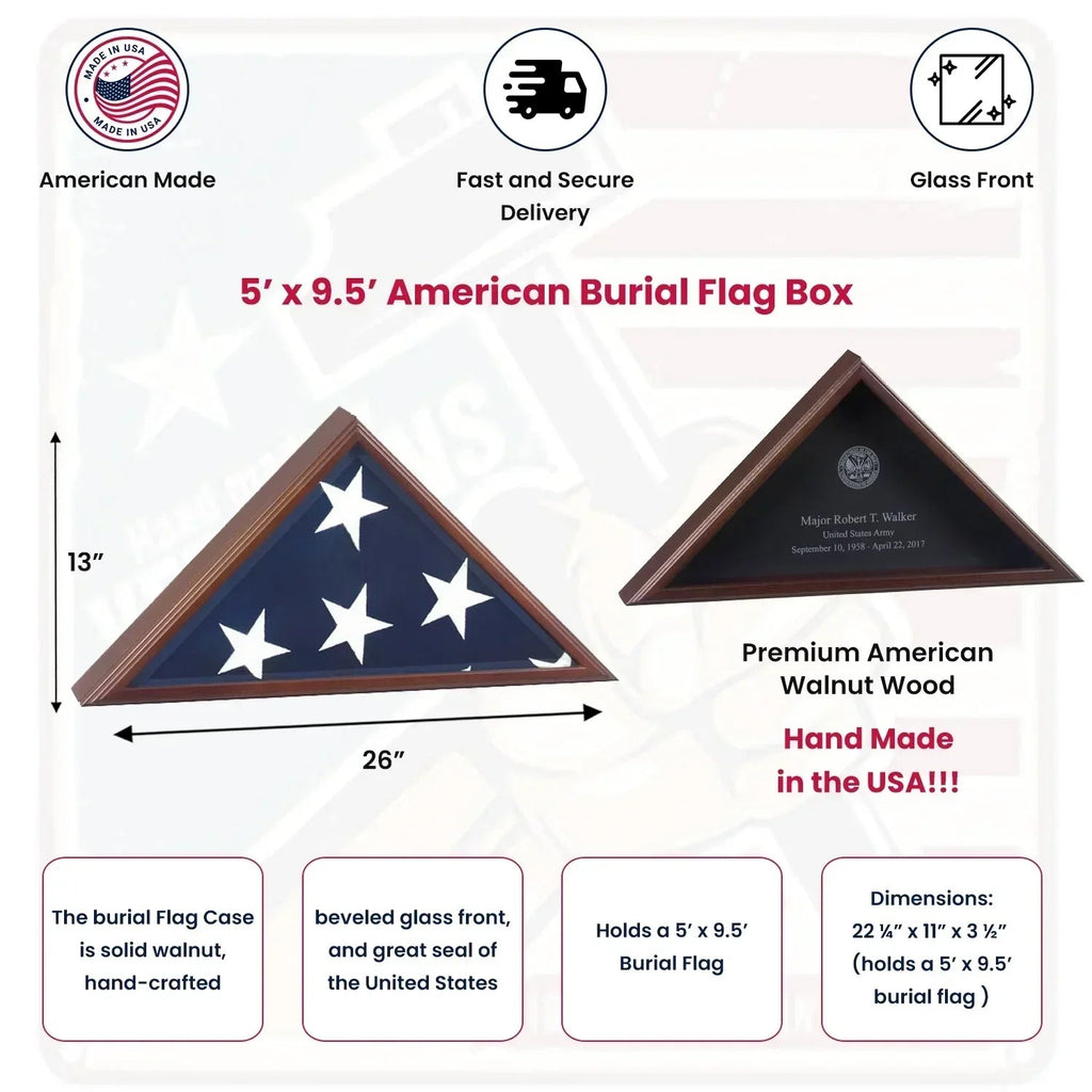 American Burial Flag Box. The Military Gift Store