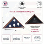Folded Flag Display Case The Military Gift Store