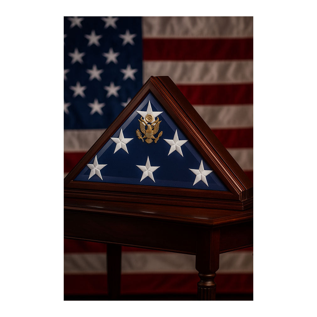 American Burial Flag Box - 5 ft x 9.5 ft American Burial Flag. The Military Gift Store