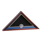 Medallion Flag Display Case, Memorial Flag Display case. The Military Gift Store