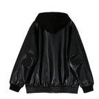 Men's Hooded Leather Jackets Pi-Mart