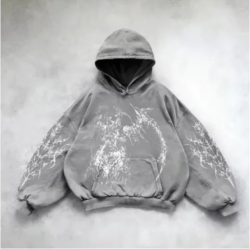 Urban Vibe Hooded Y2K Streetwear Sweatshirt Pi-Mart