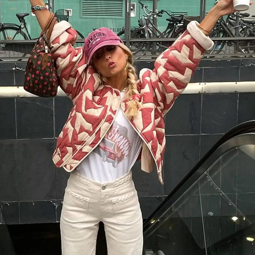Floral Patchwork Jacket Pi-Mart