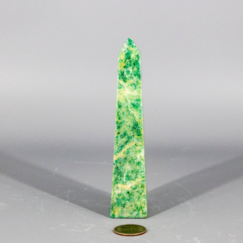 Aventurine Tall Quartz Obelisk Tower