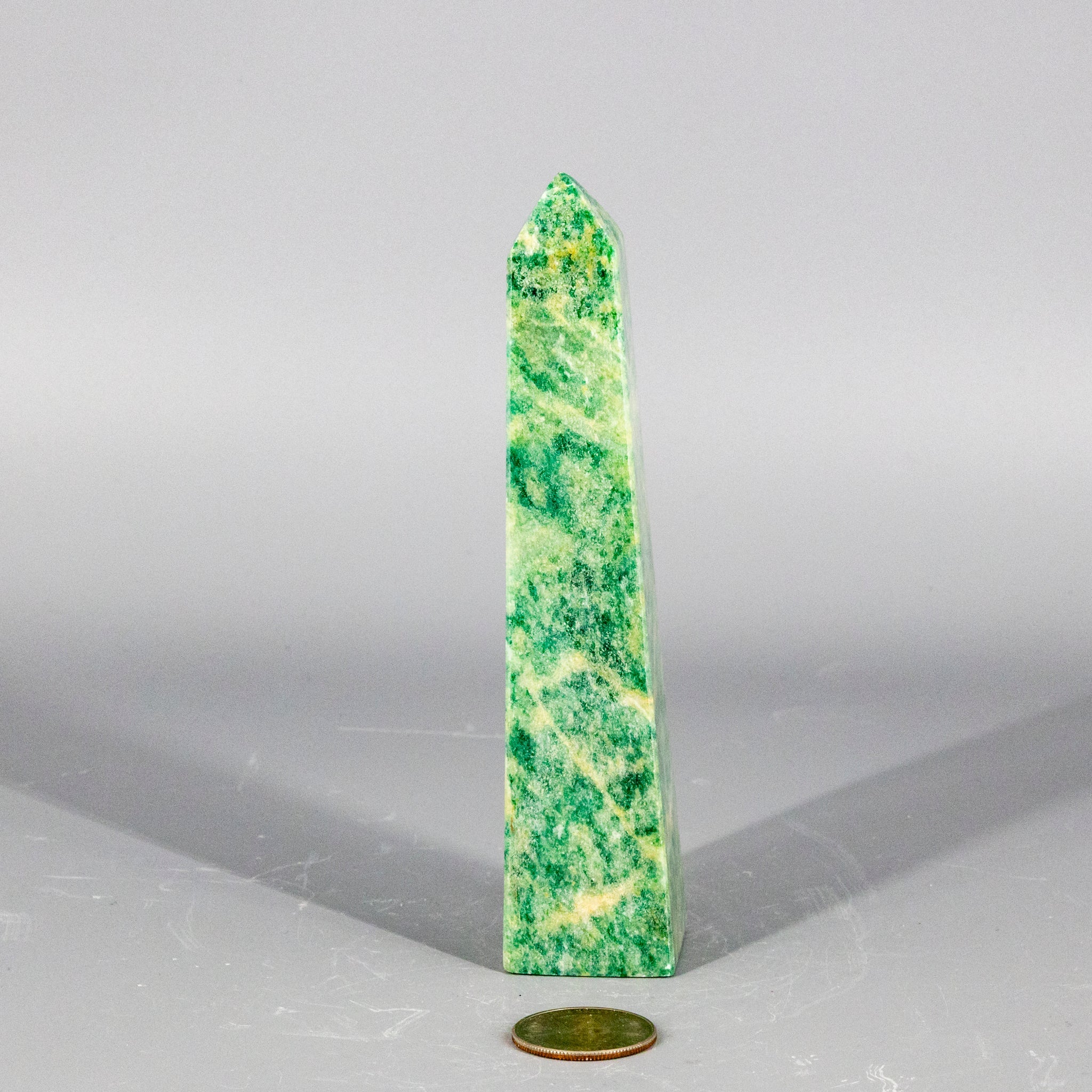 Aventurine Tall Quartz Obelisk Tower
