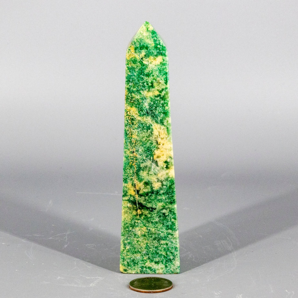 Aventurine Tall Quartz Obelisk Tower