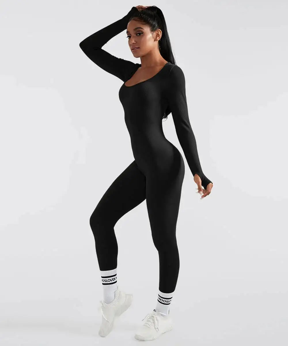 Long Sleeve Jumpsuit Pi-Mart