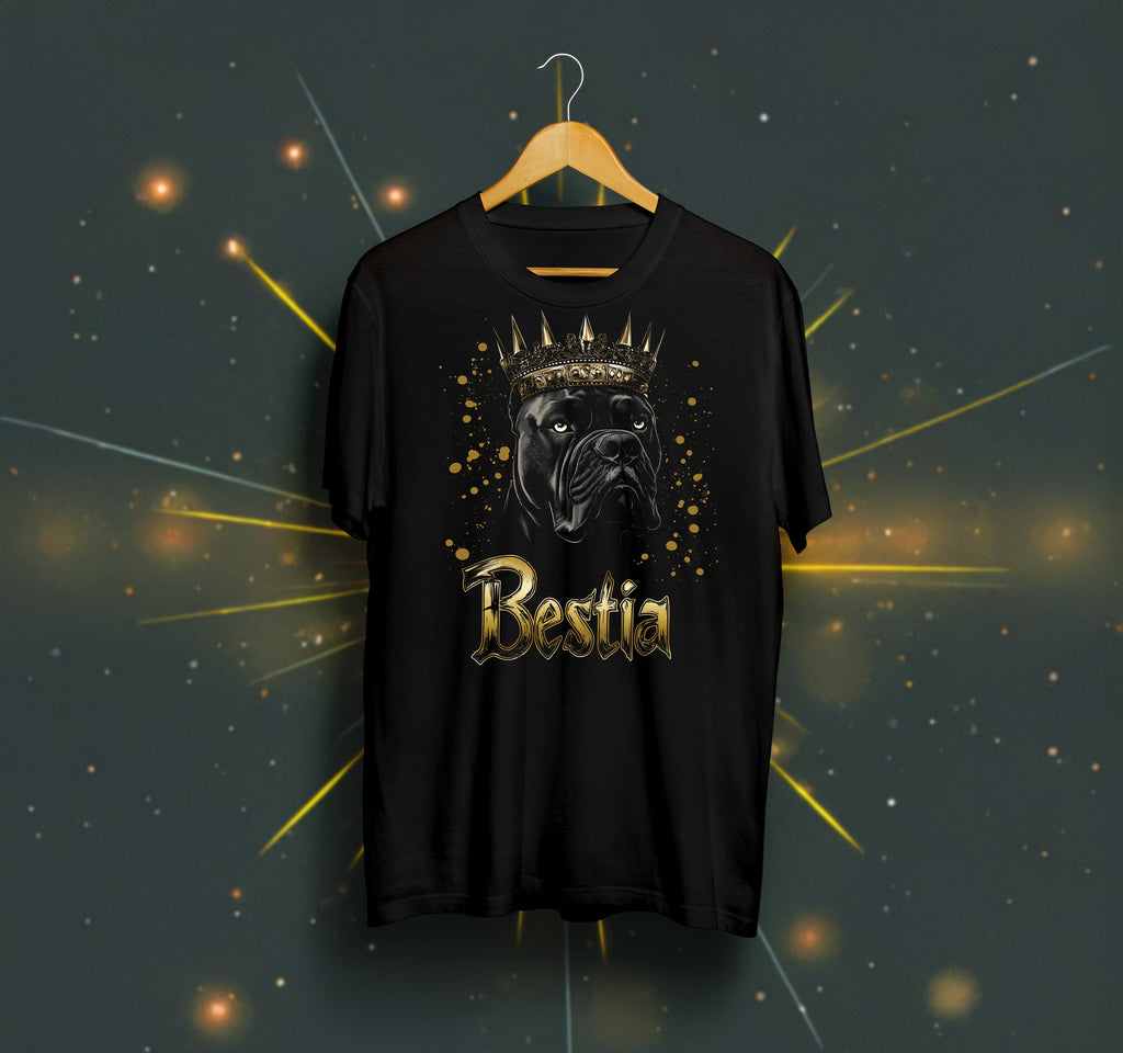 Cane Corso T-shirt Black V4 Bestia Dog Gear